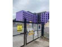 Monitored Construction Site CCTV