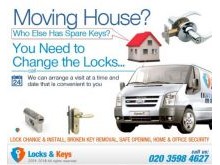Locks &amp; Keys, 020 3598 4627